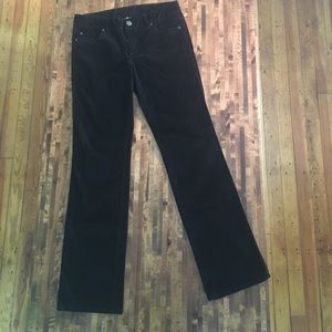 J. CREW Favorite Fit Black Corduroy Pants